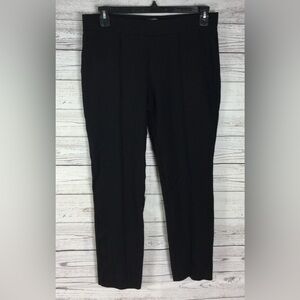 Kasper Women’s Black Pull On Stretch Front Crease Ponte Knit Pants